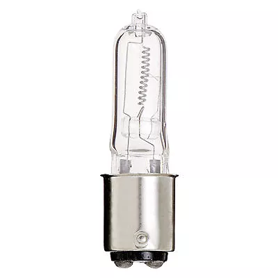 JD Type CLEAR Bulb 50Q/CL 50W 120V T4 Double Contact DC Bayonet BA15d Warm White • $6.99