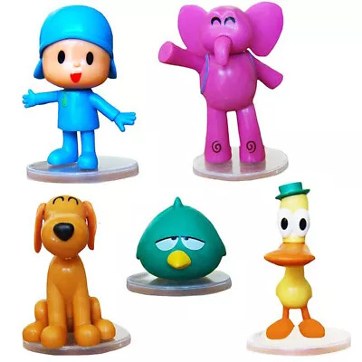 5pcs Set Pocoyo Action Figure Toy Pocoyo Elly Pato Loula Sleepy Bird • $14.50