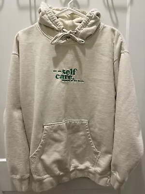 Mac Miller Self Care Embroidered Logo Hoodie Size L • $39.99