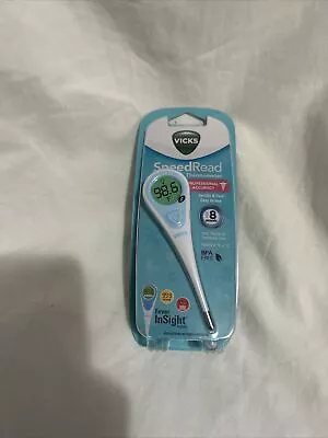 Vicks ComfortFlex Digital Thermometer W/Case 8 Second Color Coded Readings NEW • $13.99