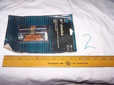 2 Vintage 4  Attwood Open CHOCKS - Boat Deck Hardware Rope - Unused NOS - Lot #2 • $45