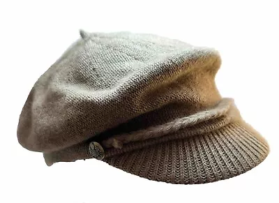 Lauren Ralph Lauren Women Knit Newsboy Hat Lamb Wool Cashmere Blend • $24.99