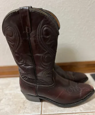 Mens Embroidered Cowboy Boots Western Boots Pointed Toe Size 9.5 EW • $39.99