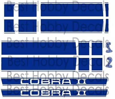 1974 - 1978 Mustang Cobra II Stripes  1/16th Scale Waterslide Decals • $15