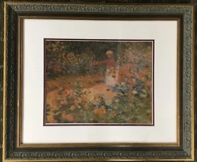 Claude Monet In The Garden II Custom Framed Print • $9.99