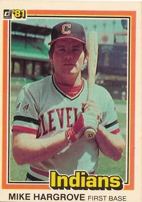 Mike Hargrove 1981 Donruss #78 Cleveland Indians Baseball Card • $1.61