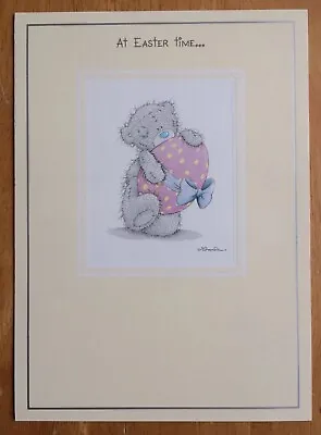 ‘At Easter Time’ Me To You Easter Card - 6.75”x4.75” Tatty Teddy Bear • £1.75