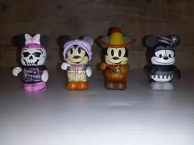 Disney Vinylmation Lot Of 4 Mickey Minnie Mouse Wild West  Pirate Classic • $19.99
