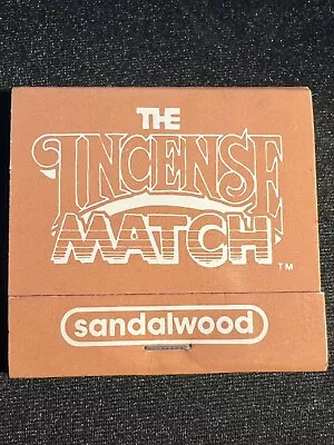 Vintage Matchbook - The Incense Match - Sandalwood - Unstruck! • $8.99