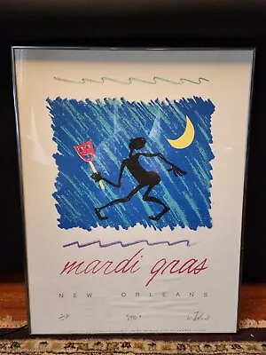 Matt Rinard Mardi Gras 1990 Signed Litho Artist Proof 4/50 • $295
