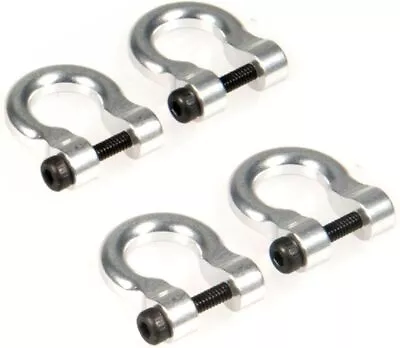 2 Pair 1:10 Aluminum Metal D-Ring Tow Shackle For Traxxas TRX-4 1/10 RC...  • $16.99