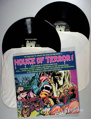 House Of Terror! (1982) 2-LP Vinyl + Comic BOOK Halloween Dracula Monster Mash • $18.99