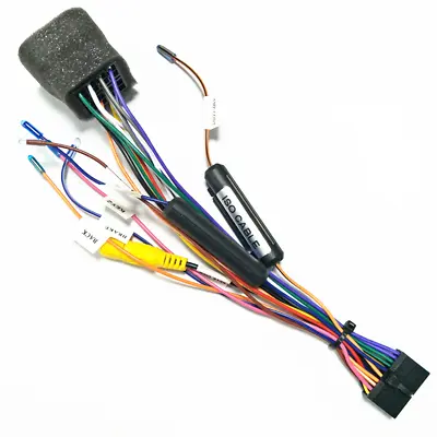 ISO 20PIN Wiring Harness Connector For Car Stereo Radio Android Camera Adapter • $10.84