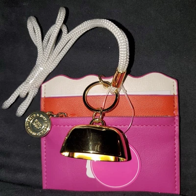 £15.48 • Buy Bath & Body Works Pink Pocket *Bac Card Holders Lanyard Zipper Closure Keyring 