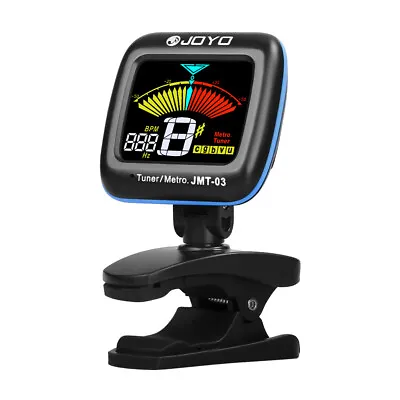 JOYO Guitar Tuner Metronome Clip-On Electronic Tuner Digital With Color Display • $11.01