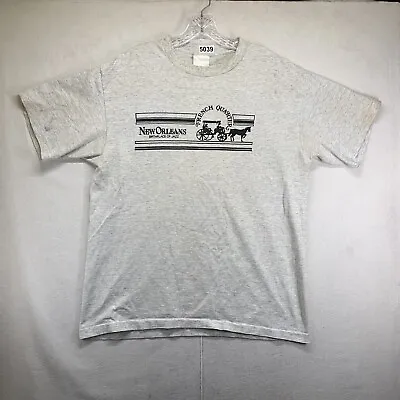 Vintage 90s Single Stitch New Orleans Birthplace Of Jazz T-Shirt Men’s Large • $14.99