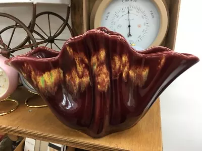 VINTAGE Casey Ware Vase - Australian Pottery - 102 - Maroon • $50