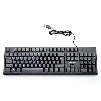 Verbatim Universal Wired Keyboard Black (70735) VER70735 • $14.82