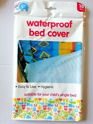 Kids Waterproof Single Bed Cover Sheet Baby Cot Bed White Mattress Protector • £3.75