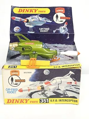 Vintage Dinky Toys Shado UFO Interceptor 351 Gerry Anderson Boxed Original NM • £195