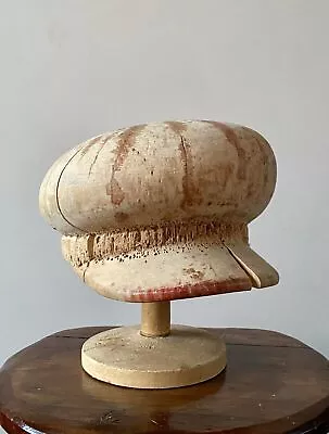 Vintage Millinery Wood Hat Block 5 Piece Puzzle Wooden Hat Form Wood Hat Mold • £127.38