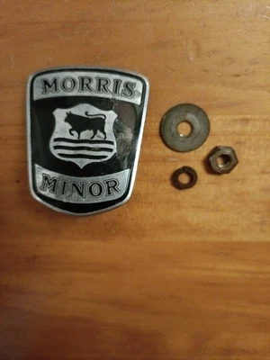 £35 • Buy Pre-War MORRIS MINOR Car Radiator Grille Enamel Badge By J. Fray