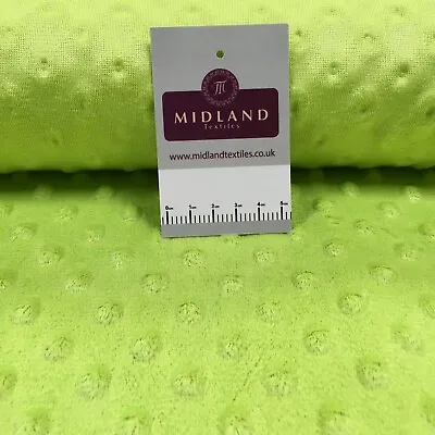£1.50 • Buy Plain Dimple Cuddle Fleece Fabric M1479 Mtex
