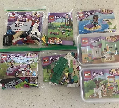 Bulk 7 LEGO Friends 41000410014100241003 4101141013 InComplete With Booklet • $40