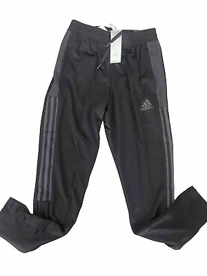 Adidas Men's Small Tiro Training Pants Black 3-stripe GN5490 Football Soccer NWT • $24.95