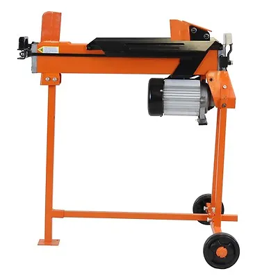 7 Ton Electric Log Splitter Wood Axe Hydraulic Cutter & Stand Blade Ram Stop • £455.95