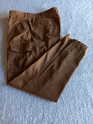 Sonoma Flexwear Men's Cargo Pants Khaki Tan Outdoor  Measures 40x31 • $16.11