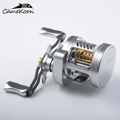 CAMEKOON Round Baitcasting Reel Full Aluminum CNC Offshore Surf Trolling Fishing • $199