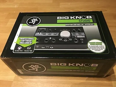 £150 • Buy Mackie Big Knob Studio Monitor Controller USB Audio Interface