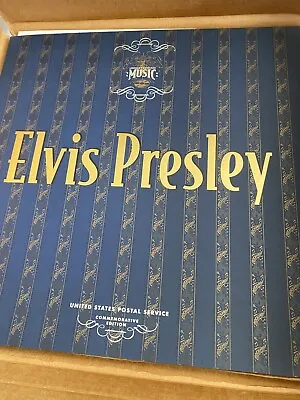 Mint Sealed Elvis Presley USPS Commemorative Stamp Album Set 1993 1st Day Issue • $75