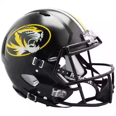 Missouri Tigers Anodized Black Riddell Speed Authentic Football Helmet • $259.90