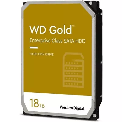 Western Digital WD181KRYZ 18TB 3.5  WD Gold Enterprise Class SATA HDD Interna... • $890.15
