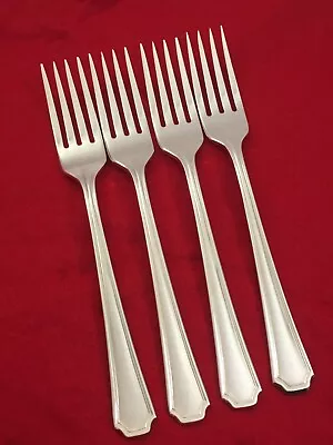Oneida Silversmiths CLAIRHILL FAIRHILL Silverplate 4-Dinner Forks Flatware • $22.94