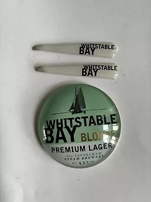 Whitstable Bay Beer Pump Badge Round • £8