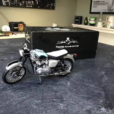 Boxed Minichamps 1:12 Classic Bike Series No7 Triumph Bonneville 650 T120 • £150