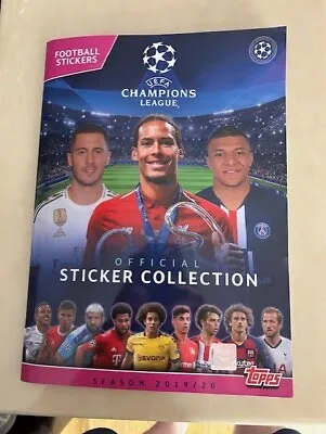 Complete Panini 2019/20 Champions League Sticker Collection Mint Condition • £69.99