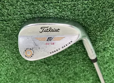 Titleist VOKEY SPIN MILLED CC Gap Wedge 50/8° Stiff DG TOUR ISSUE Steel MRH • $29.99