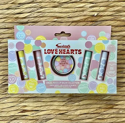 Love Hearts SWIZZELS Lip Balm Lip Gloss Collection TIN Gift Set Stocking Filler • £9.99