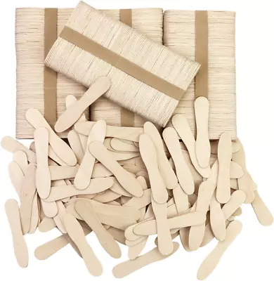 CZWESTC 400 Pcs Wooden Ice Cream Spoons Mini Disposable Tasting Spoons Wooden  • $12.99