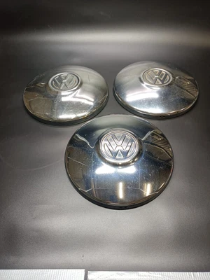 $99 • Buy 3 X Old Volkswagen Beetle Hub Caps 10 Inch Bug Kombi VW 