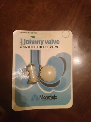 Johnny Valve 05 Toilet Refill Valve Mansfield Cap Piston Assembly Hinge Pin • $9.99