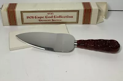 1981  The 1876 Cape Cod Collection DESSERT SERVER Roman Rosette Pattern Avon NIB • $7.85