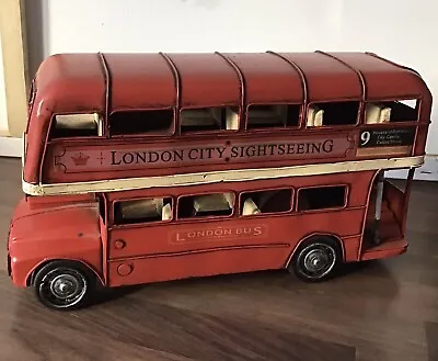 London City Sightseeing Tin Bus Lesser & Pavey Ltd Ornament. Collectable • £19