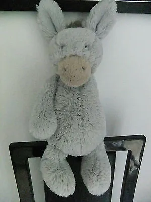 £19.99 • Buy 12  Jellycat Jelly Cat Grey Soft Cuddly Toy Donkey Horse Pony Next Xmas 1957