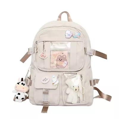 Popular Pink Purple Color Girls High School Student Backpack Bags • $19.99