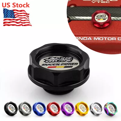 Mugen Power Aluminum Oil Cap Radiator Cap Cover Fuel Filler Tank Fit For Honda • $10.45